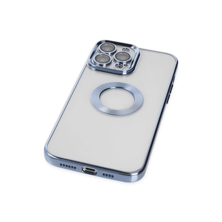 Apple İphone 14 Pro Max Kılıf Slot Silikon - Sierra Blue
