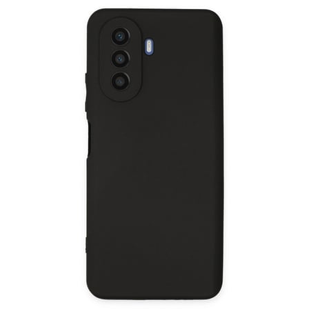 Huawei Nova Y70 Kılıf First Silikon - Siyah