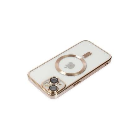 Apple İ̇Phone 14 Kılıf Kross Magneticsafe Kapak - Gold