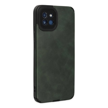 Samsung Galaxy A03 Kılıf Loop Deri Silikon - Yeşil