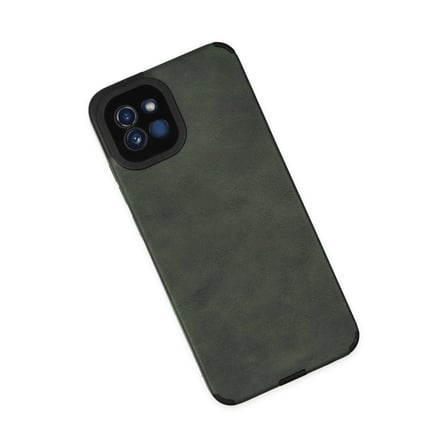 Samsung Galaxy A03 Kılıf Loop Deri Silikon - Yeşil