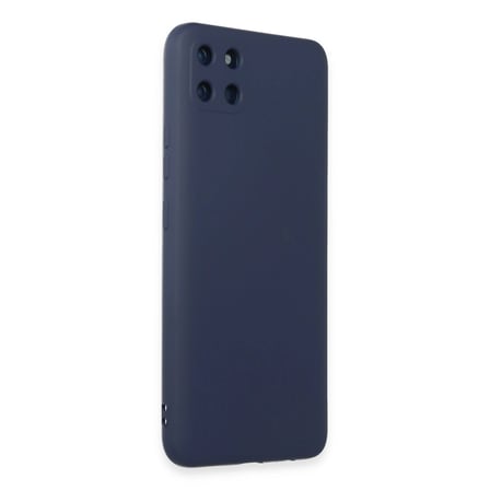 Realme C11 Kılıf Nano İçi Kadife Silikon - Lacivert
