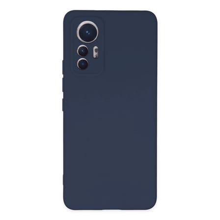Xiaomi Mi 12 Lite Kılıf Nano İçi Kadife Silikon - Lacivert
