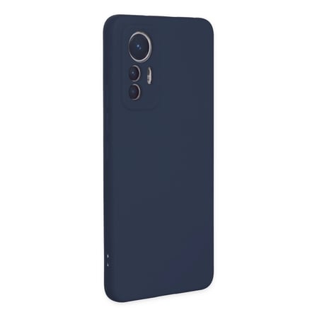 Xiaomi Mi 12 Lite Kılıf Nano İçi Kadife Silikon - Lacivert