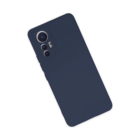 Xiaomi Mi 12 Lite Kılıf Nano İçi Kadife Silikon - Lacivert