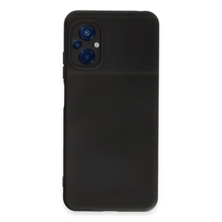 Xiaomi Poco M5 Kılıf Nano İçi Kadife Silikon - Siyah