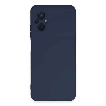 Xiaomi Poco M5 Kılıf Nano İçi Kadife Silikon - Lacivert