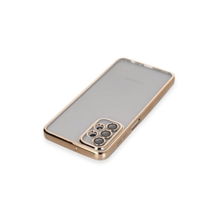 Samsung Galaxy A23 4g Kılıf Razer Lensli Silikon - Gold