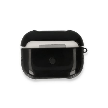 Apple Uyumlu Airpods Pro (1.nesil) 3in1 Kılıf - Siyah