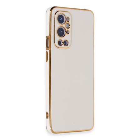 One Plus 9 Pro Kılıf Volet Silikon - Beyaz