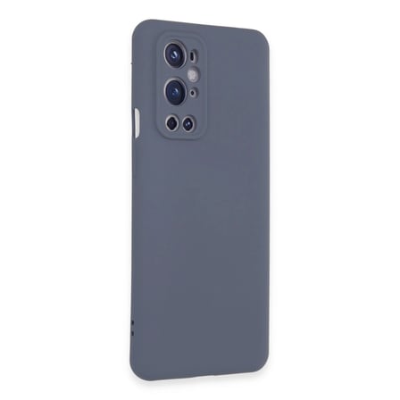 One Plus 9 Pro Kılıf Nano İçi Kadife Silikon - Gri