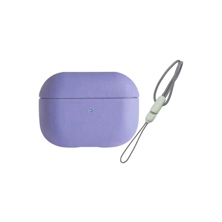 Apple Airpods Pro 2 (2.nesil) 405 Deri Kılıf - Lila