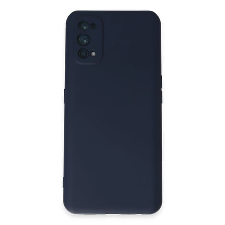 Realme 7 Pro Kılıf Nano İçi Kadife Silikon - Lacivert