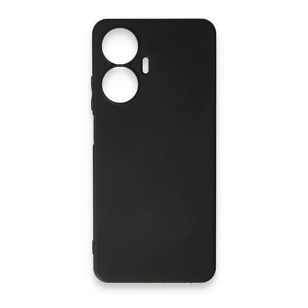 Realme C55 Kılıf First Silikon - Siyah