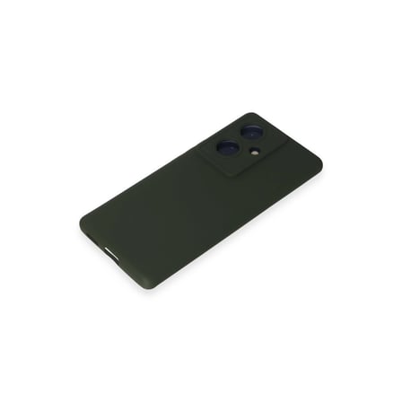 Vivo V29 Lite Kılıf Nano İçi Kadife Silikon - Koyu Yeşil