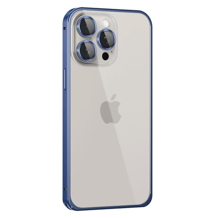Joko Apple İphone 15 Pro Metal Bumper Mat Kapak - Lacivert