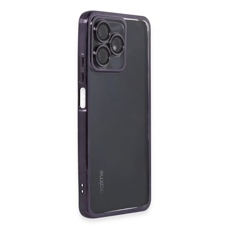 Realme C53 Kılıf Razer Lensli Silikon - Mor