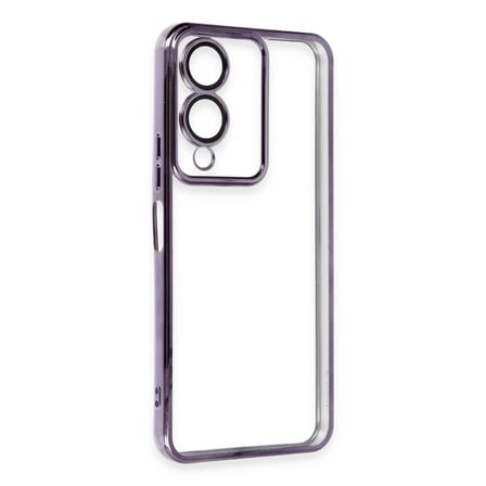 Vivo Y17s Kılıf Razer Lensli Silikon - Mor