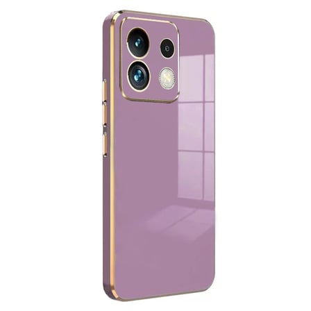 Xiaomi Poco M6 Pro 4g Kılıf Volet Silikon - Mor