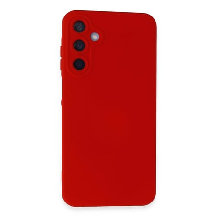 Samsung Galaxy A35 5g Kılıf Nano İçi Kadife Silikon - Kırmızı