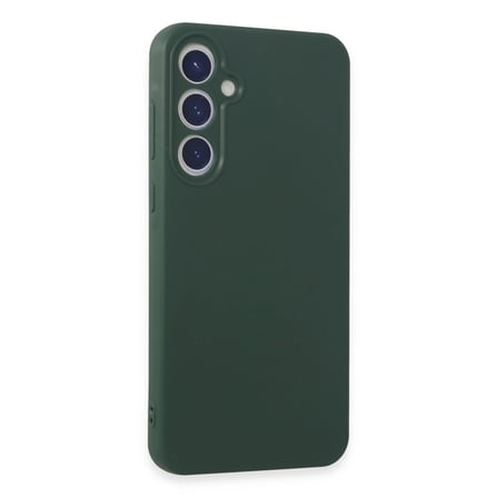 Samsung Galaxy A55 5g Kılıf First Silikon - Koyu Yeşil