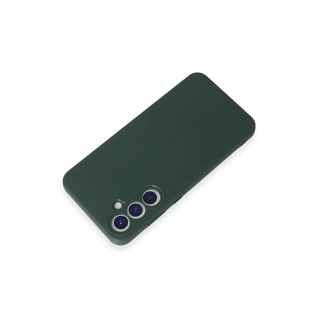 Samsung Galaxy A55 5g Kılıf First Silikon - Koyu Yeşil