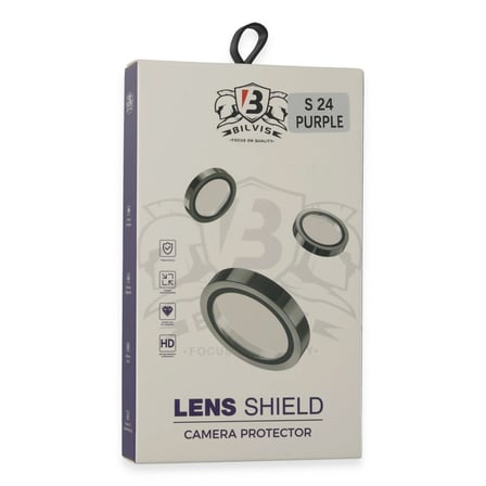 Samsung Galaxy S24 Bilvis Titan Kamera Lens - Derin Mor