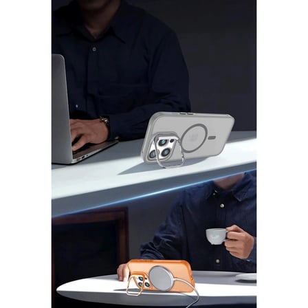 Joko Apple İphone 16 Plus Flet Lens Magsafe Kapak - Derin Mor