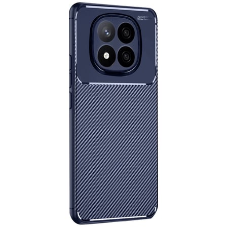 Xiaomi Redmi Note 14 Pro 4G Kılıf Auto Focus Karbon Kapak - Lacivert