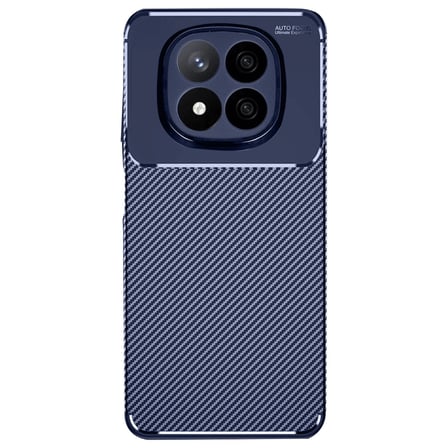 Xiaomi Redmi Note 14 Pro 4G Kılıf Auto Focus Karbon Kapak - Lacivert
