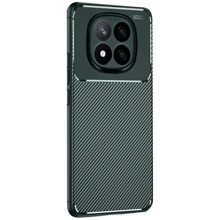 Xiaomi Redmi Note 14 Pro 4G Kılıf Auto Focus Karbon Kapak - Koyu Yeşil