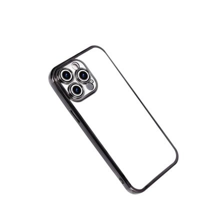 Apple İphone 15 Pro Max Razer Lensli Silikon - Siyah