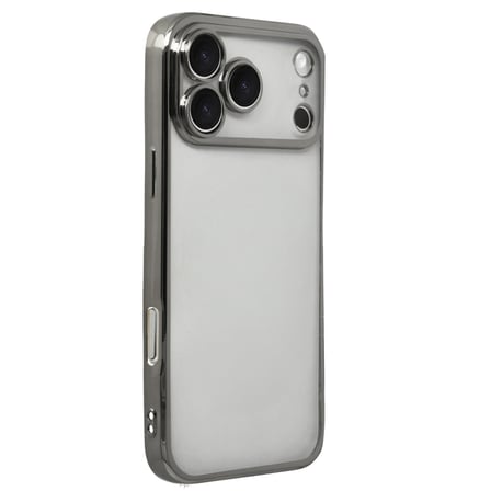 Apple İphone 17 Pro Razer Lensli Silikon - Titan Gri