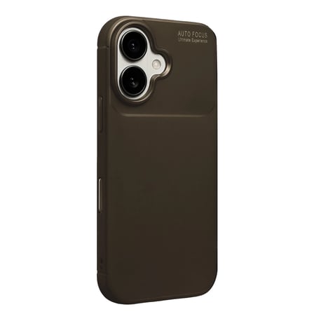 Apple İ̇Phone 17 Auto Focus Karbon Kapak - Kahverengi