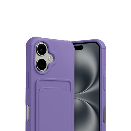 Apple İphone 17 Kelvin Kartvizitli Silikon - Lila