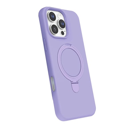 Apple İphone 16 Pro Regal Magsafe Standlı Kapak - Lila