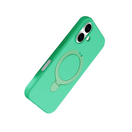 Apple İphone 16 Regal Magsafe Standlı Kapak - Yeşil