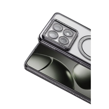Xiaomi Mi 14t Pro Joke Simli Magneticsafe Kılıf - Siyah