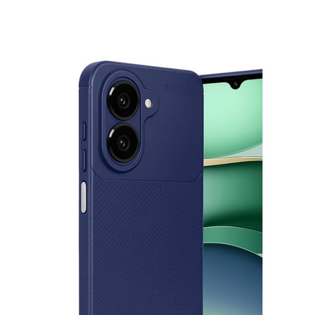 Samsung Galaxy A07 4G Auto Focus Karbon Kapak - Lacivert