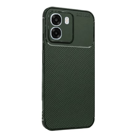 Oppo Oppo A6t 5g Auto Focus Karbon Kapak - Koyu Yeşil
