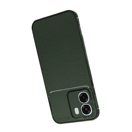 Oppo Oppo A6t 5g Auto Focus Karbon Kapak - Koyu Yeşil
