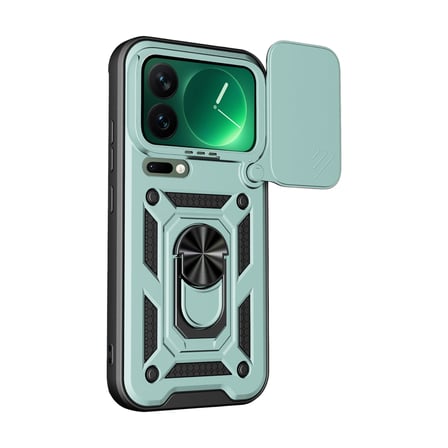 Xiaomi Mi 17 Pro Max Pars Lens Yüzüklü Silikon - Yeşil