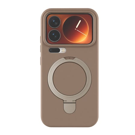 Xiaomi Mi 17 Pro Regal Magsafe Standlı Kapak - Çöl Titanyum