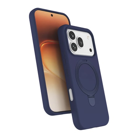 Huawei Honor 600 Pro Regal Magsafe Standlı Kapak - Lacivert