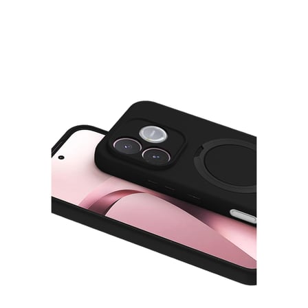 Huawei Honor 600 Lite Regal Magsafe Standlı Kapak - Siyah