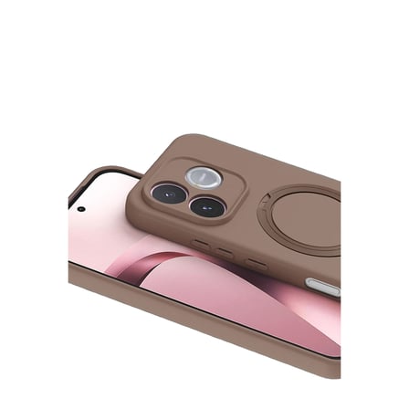 Huawei Honor 600 Lite Regal Magsafe Standlı Kapak - Çöl Titanyum