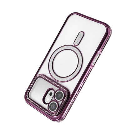 Huawei Honor 600 Joke Simli Magneticsafe Kılıf - Derin Mor