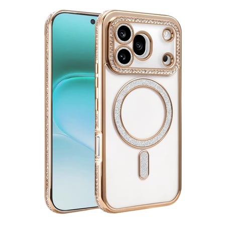 Huawei Honor 600 Pro Joke Simli Magneticsafe Kılıf - Gold