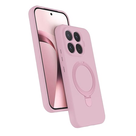 Newface Xiaomi Mi 17t Pro Regal Magsafe Standlı Kapak - Açık Pembe