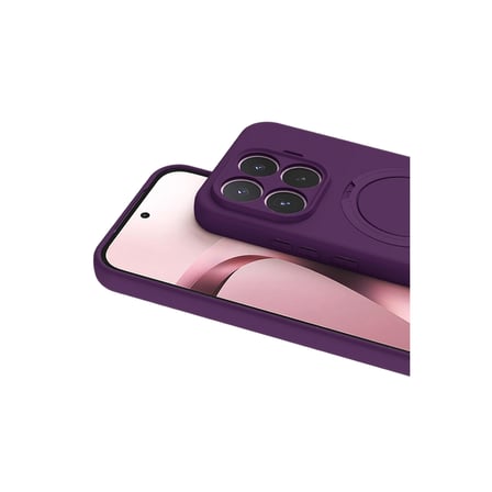 Newface Xiaomi Mi 17t Pro Regal Magsafe Standlı Kapak - Derin Mor